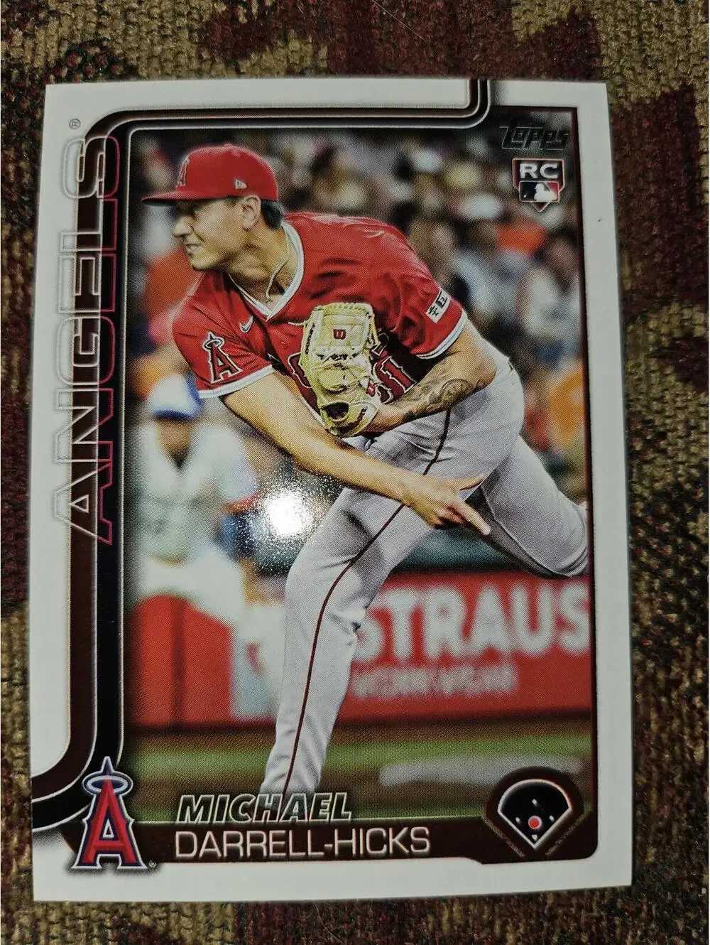 Michael Darrell-Hicks (RC) 2025 Topps Update  #US319 - Angels - RAW Mint
